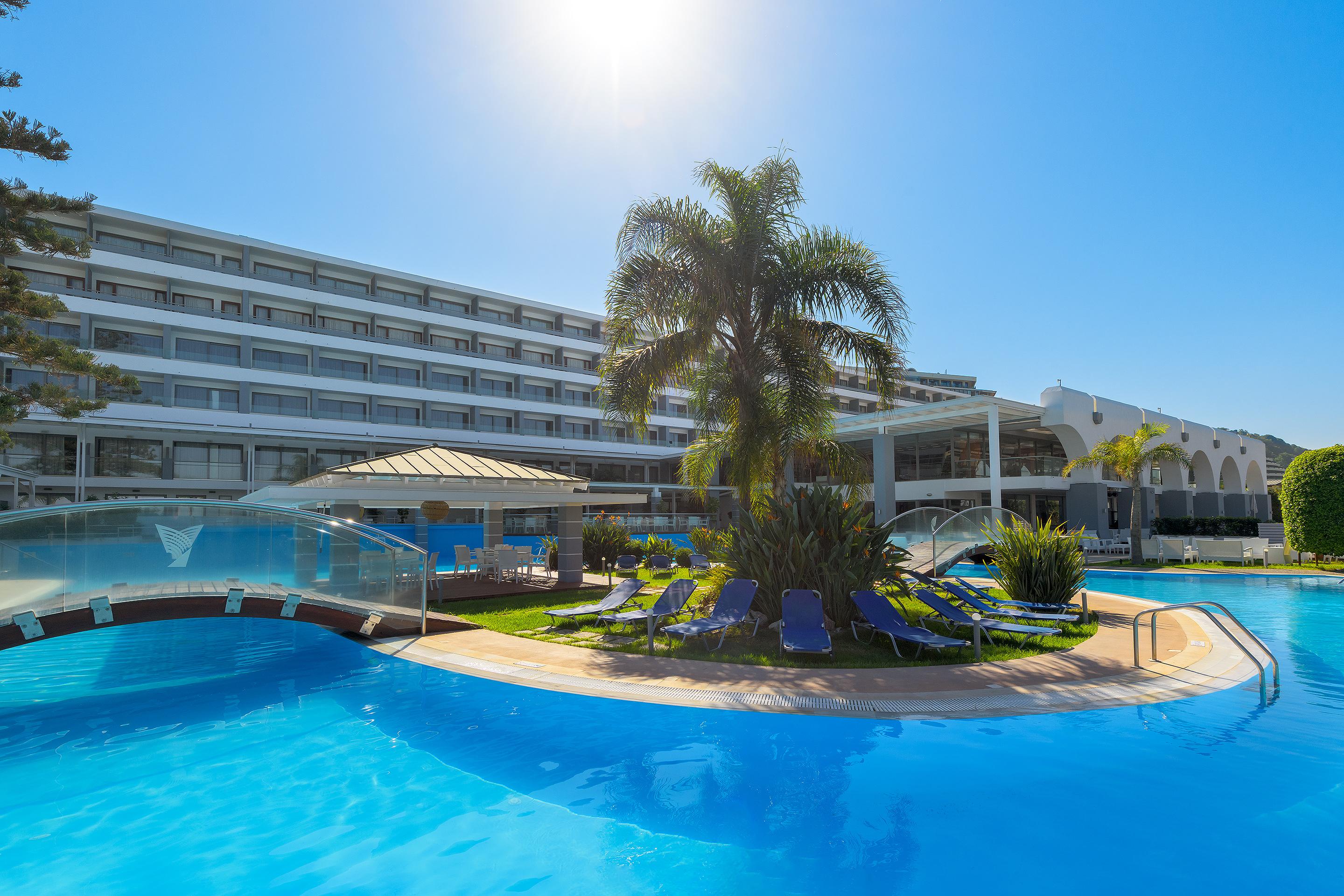 Oceanis Beach Hotel Ixiá Kültér fotó