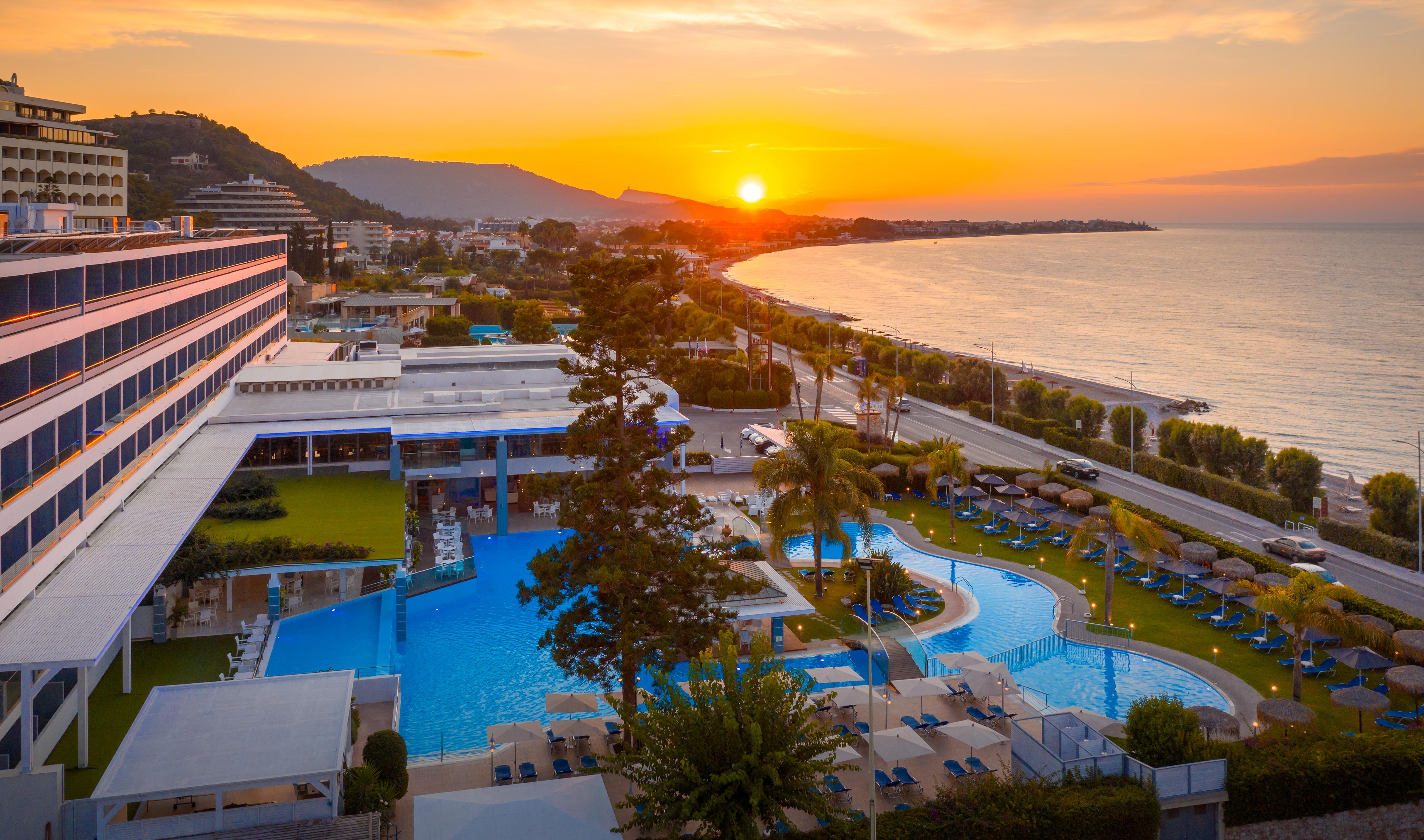Oceanis Beach Hotel Ixiá Kültér fotó