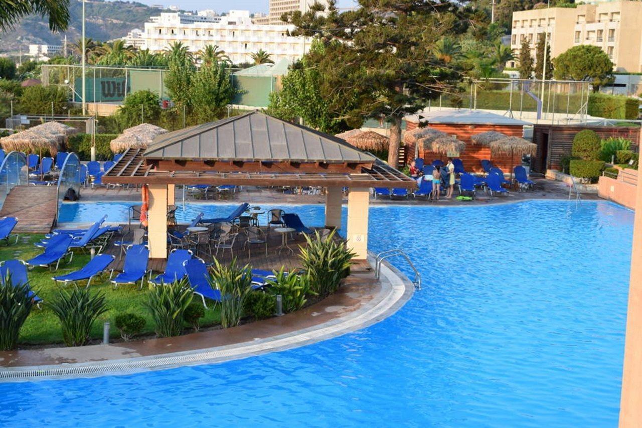 Oceanis Beach Hotel Ixiá Kültér fotó